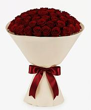 Букет 101 Бордовая роза Блэк Бакарра в Алфиомво