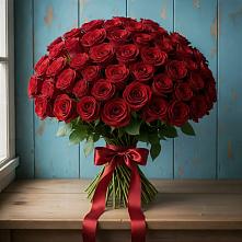 Букет Красные розы Блэк Меджик в Алфиомво