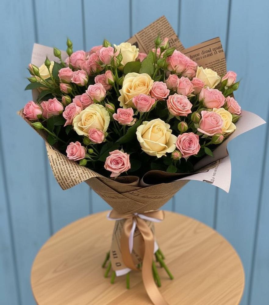 Букет варенье из роз в Алфиомво Букет цветов из: Розы в Алфиомво