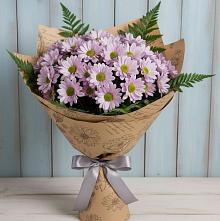 Букет цветов из:  Хризантемы #REPLACE_PRED# Алфиомво