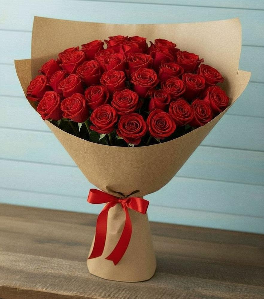 Букет Красные розы Милано в Алфиомво