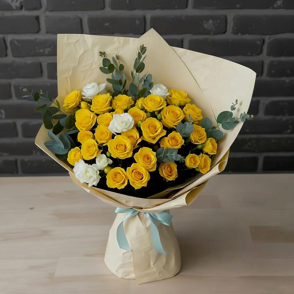 Букет цветов из: Розы в Алфиомво