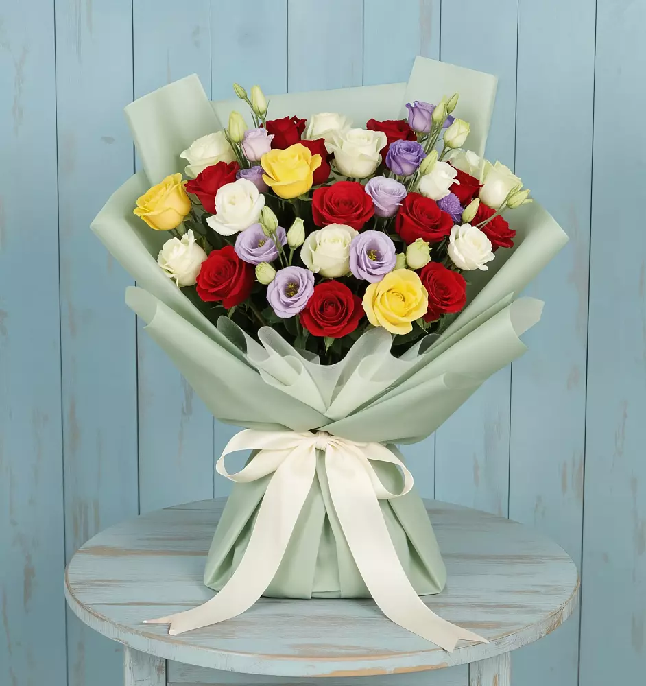 Букет цветов из: Розы в Алфиомво