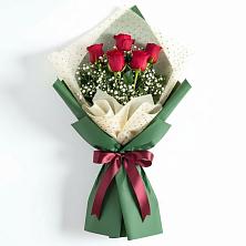 Букет рубиновое очарование в Алфиомво Букет цветов из:  Розы в Алфиомво